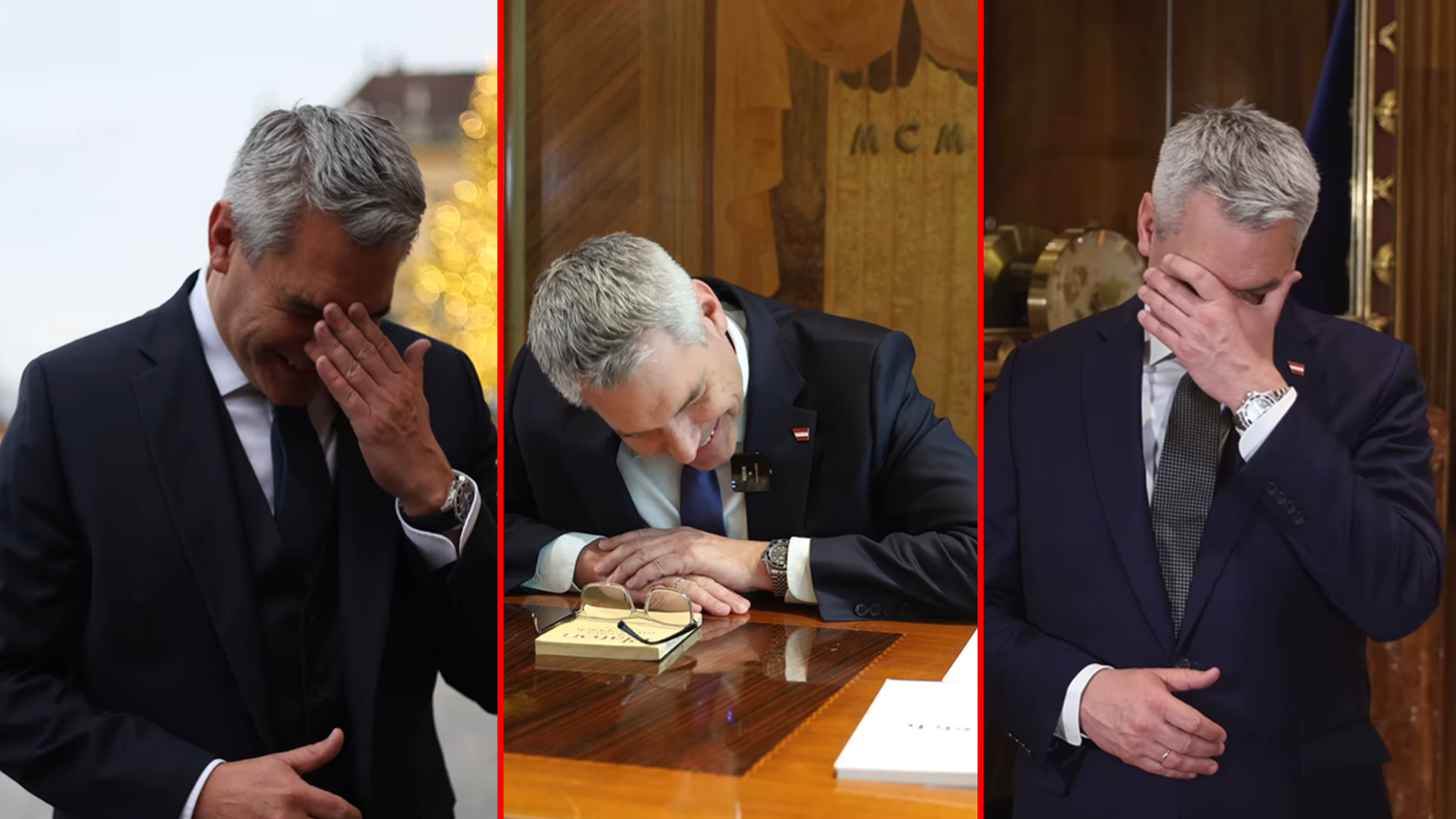 Das zeigt Bundeskanzler Karl Nehammer sonst nicht.