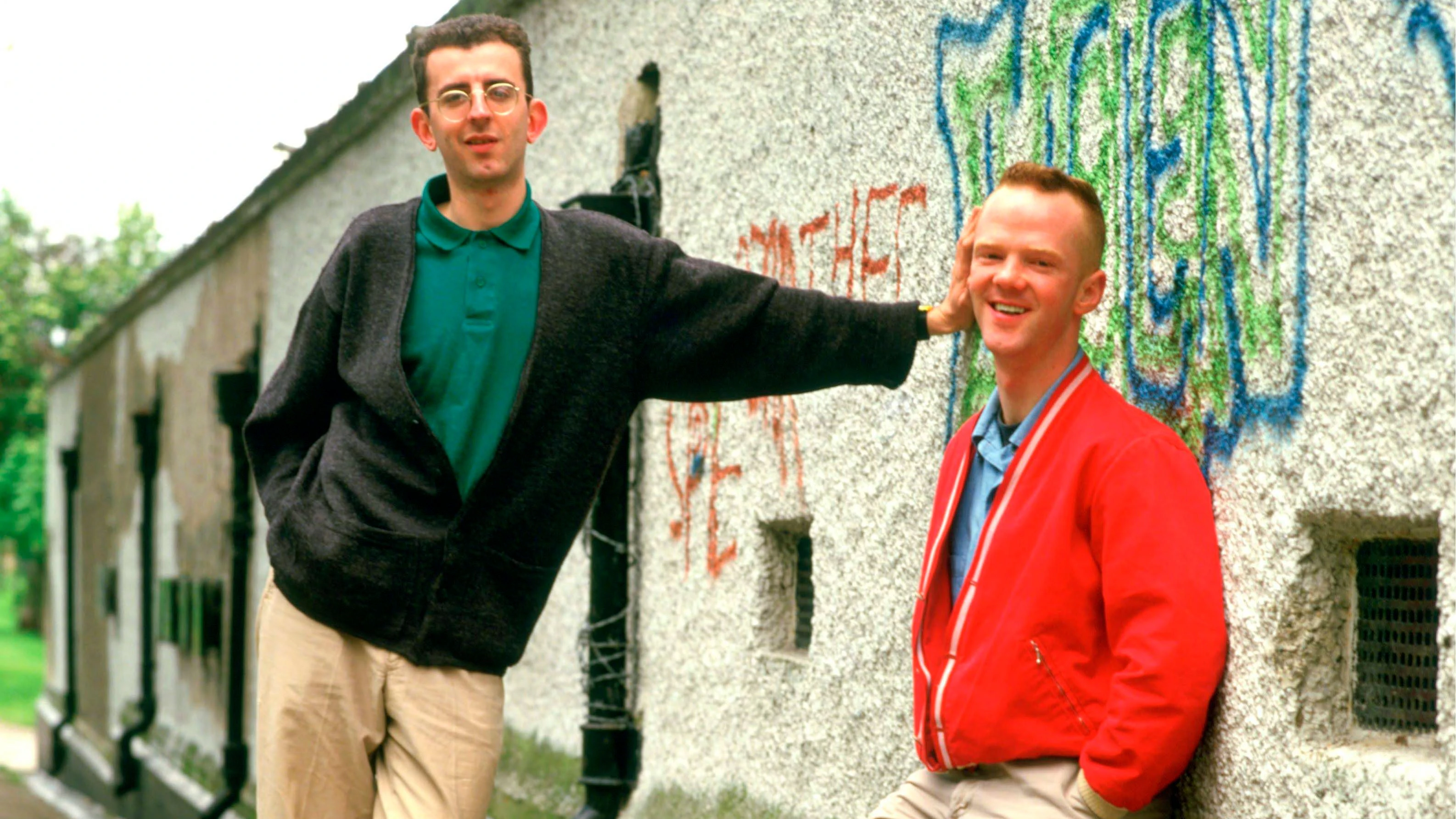 Portrait of The Communards Richard Coles and Jimmy Somerville photographed in Portrait of The Communards Richard Coles and Jimmy Somerville photographed in the mid 1980 s., PUBLICATIONxNOTxINxUKxFRAxUSA Copyright: xIanxHootonx/xAvalonx 0697410007