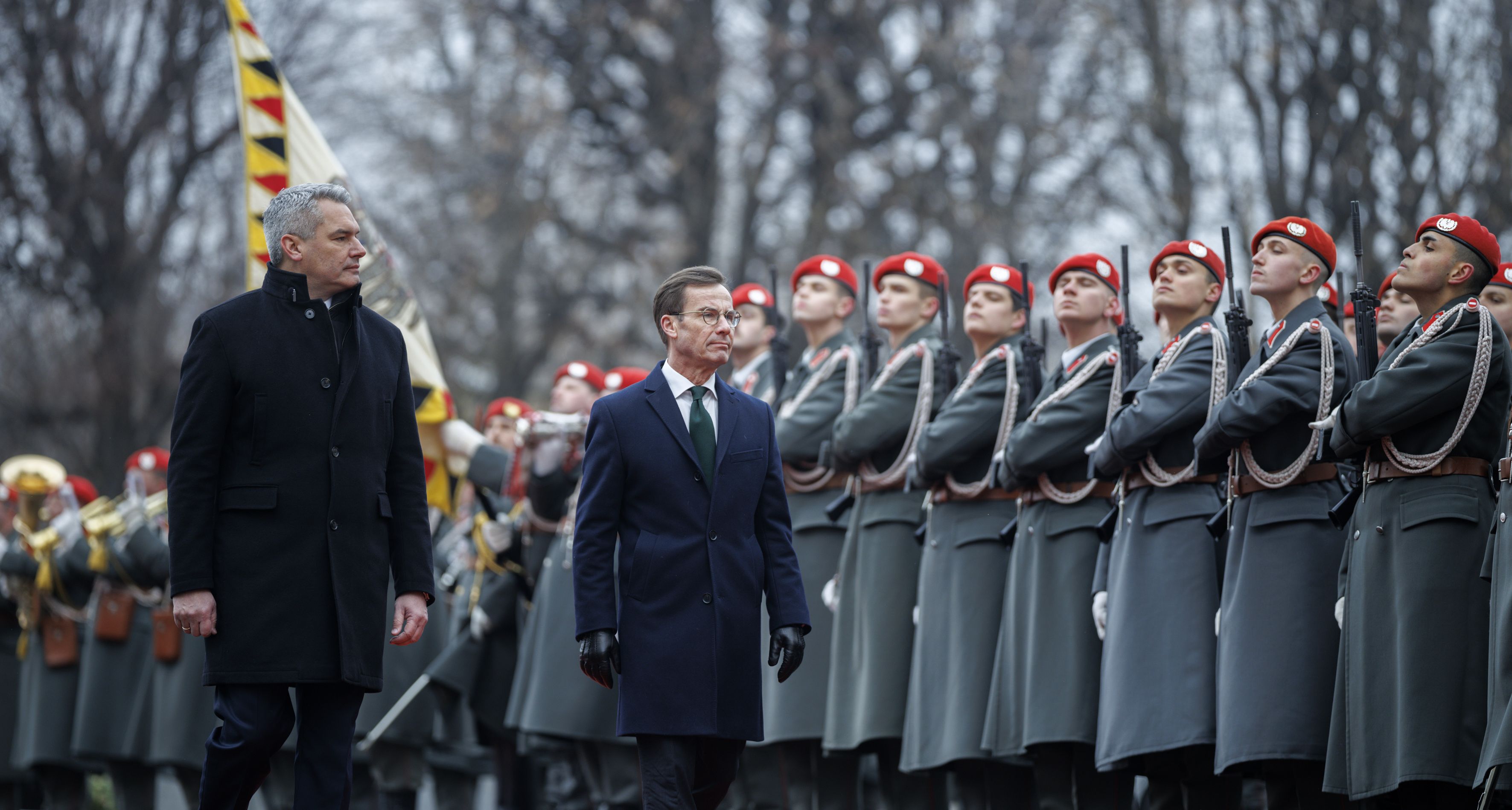 Am Donnerstag fand ein Arbeitsgespräch zwischen Kanzler Nehammer und dem schwedischen Premierminister statt.