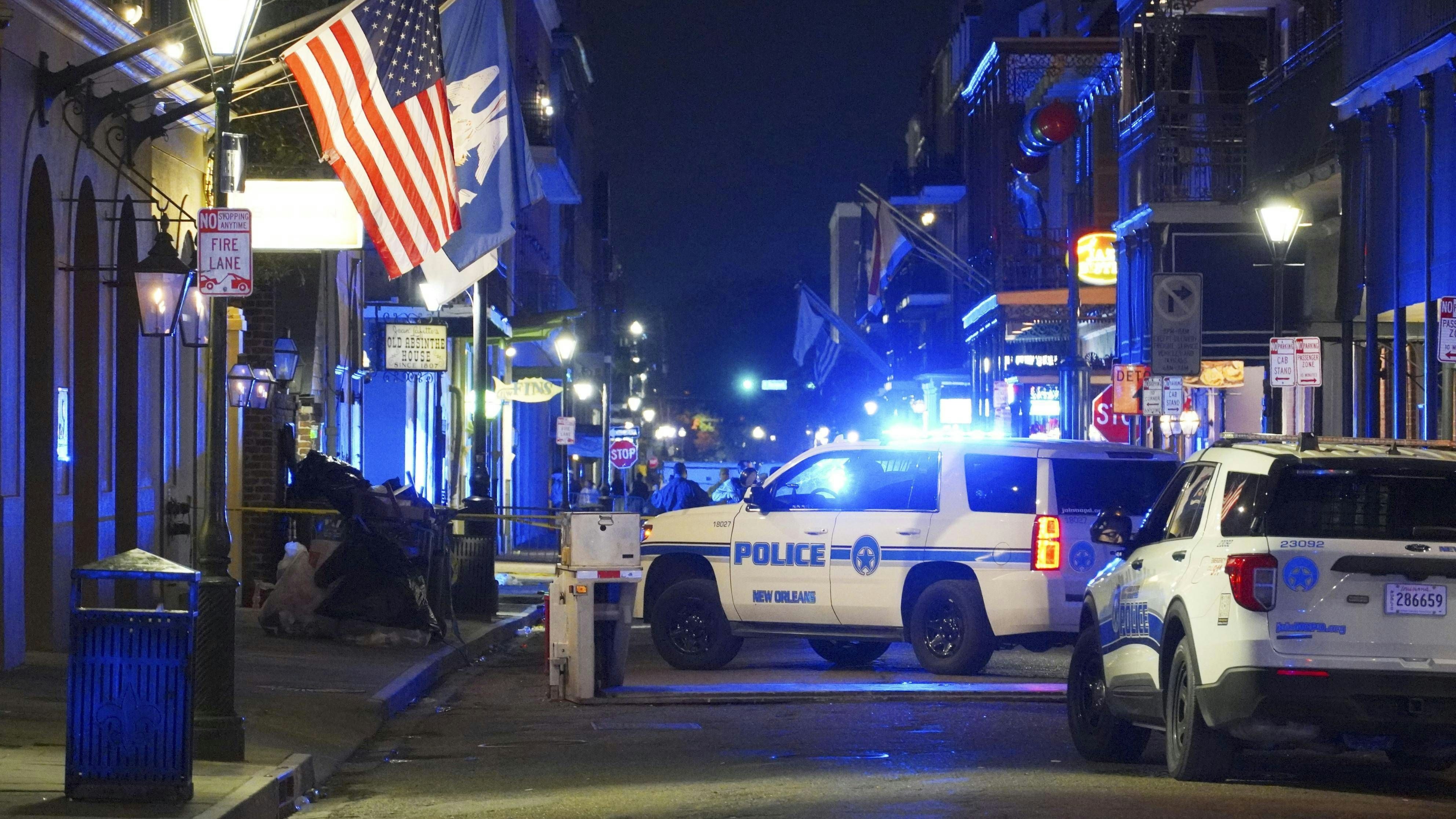 Nach dem Attentat in New Orleans nennt die Polizei neue Details. 