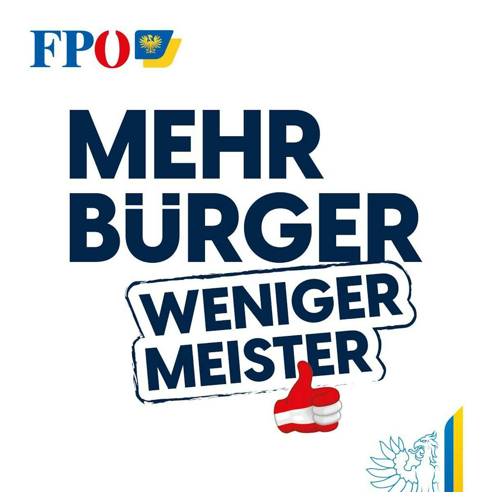 Wahl in NÖ: So sehen die neuen FPÖ-Plakate aus