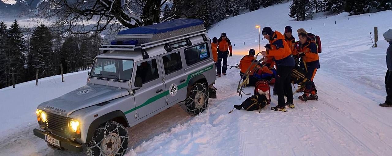 Die Bergrettung stand mit zehn Kräften im Einsatz.