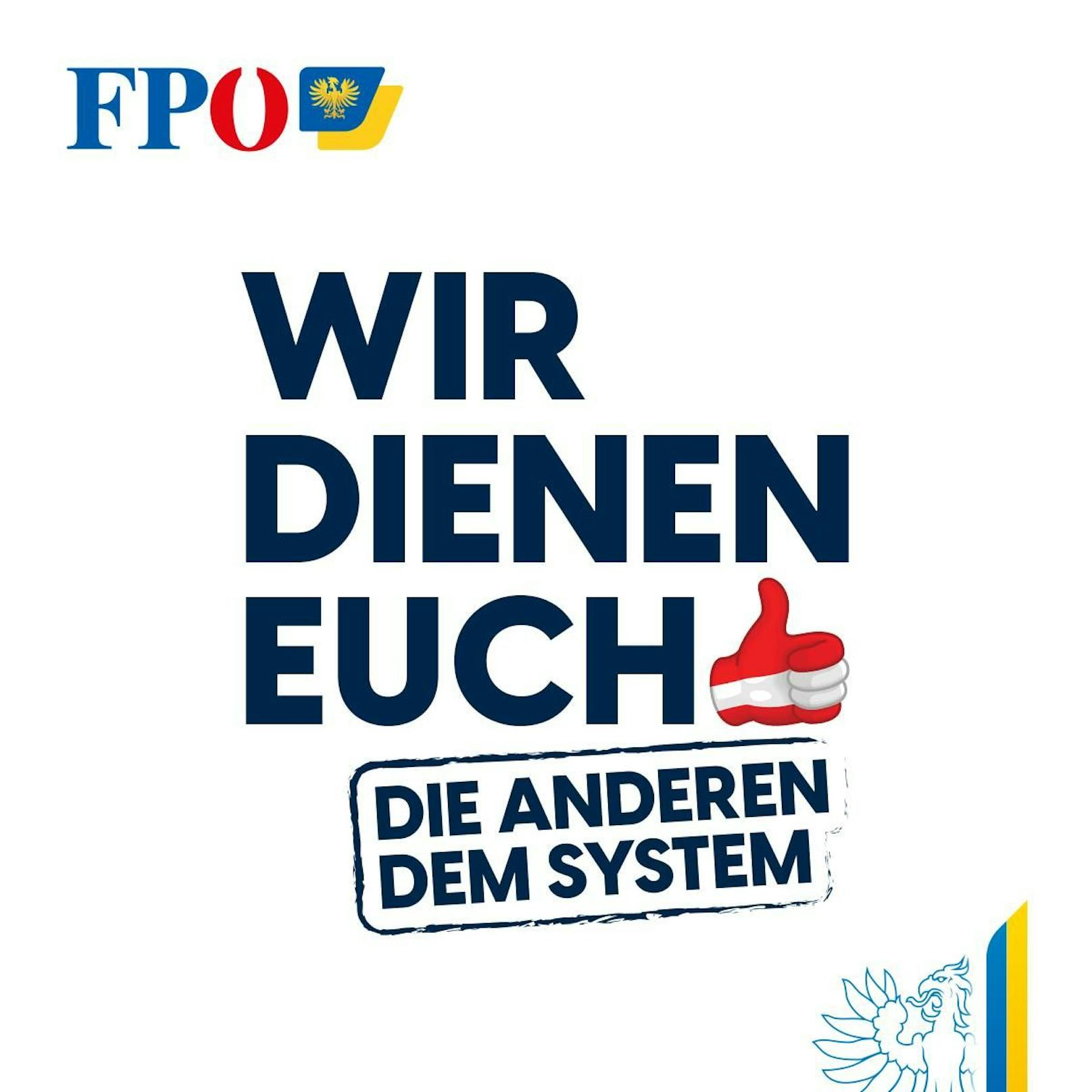 Wahl in NÖ: So sehen die neuen FPÖ-Plakate aus