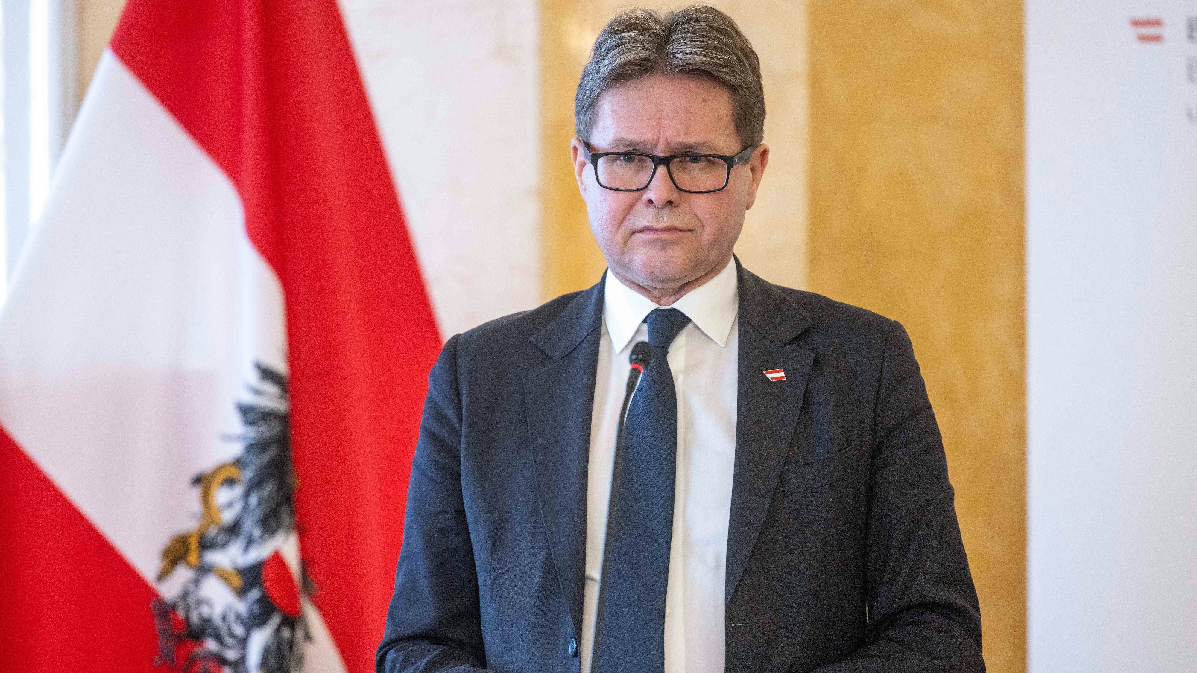 Noch-Bildungsminister Martin Polaschek&nbsp;lässt unter dem Slogan "Kamera läuft! Dein Statement gegen Gewalt und Aggression" Schülerinnen und Schüler aktiv werden