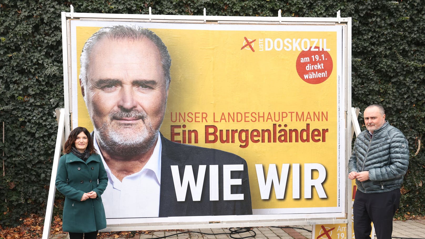 "Ein Burgenländer wie wir": Doskozil enthüllte Plakate