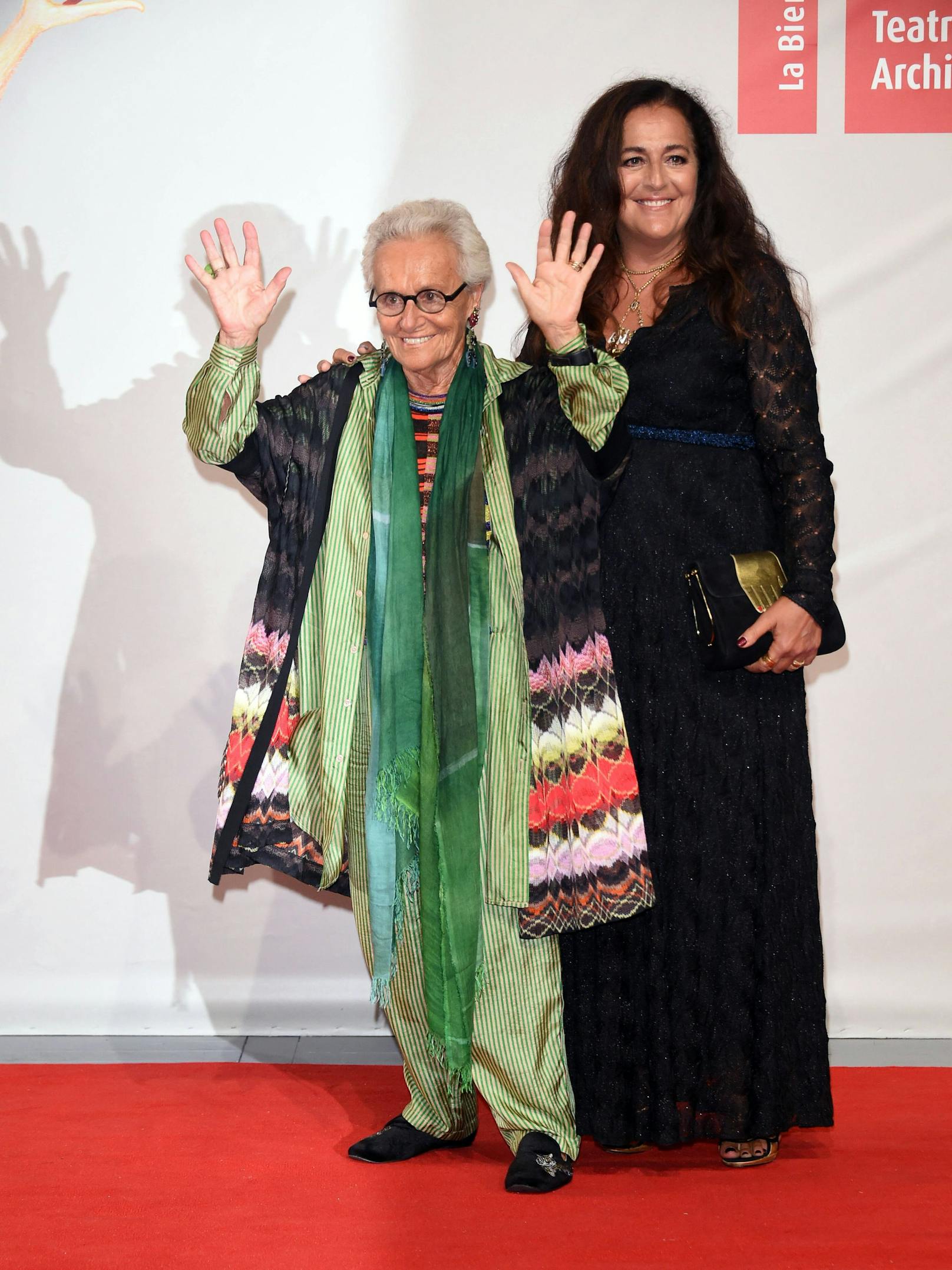 Rosita Missoni mit Tochter Angela beim Venedig Film Festival 2022.