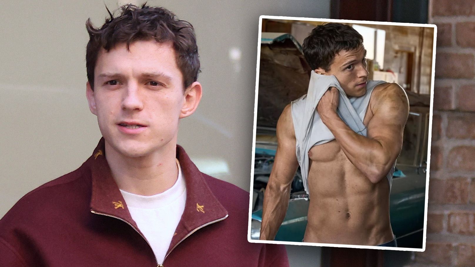 Tom Holland zeigt seine Muskeln für 