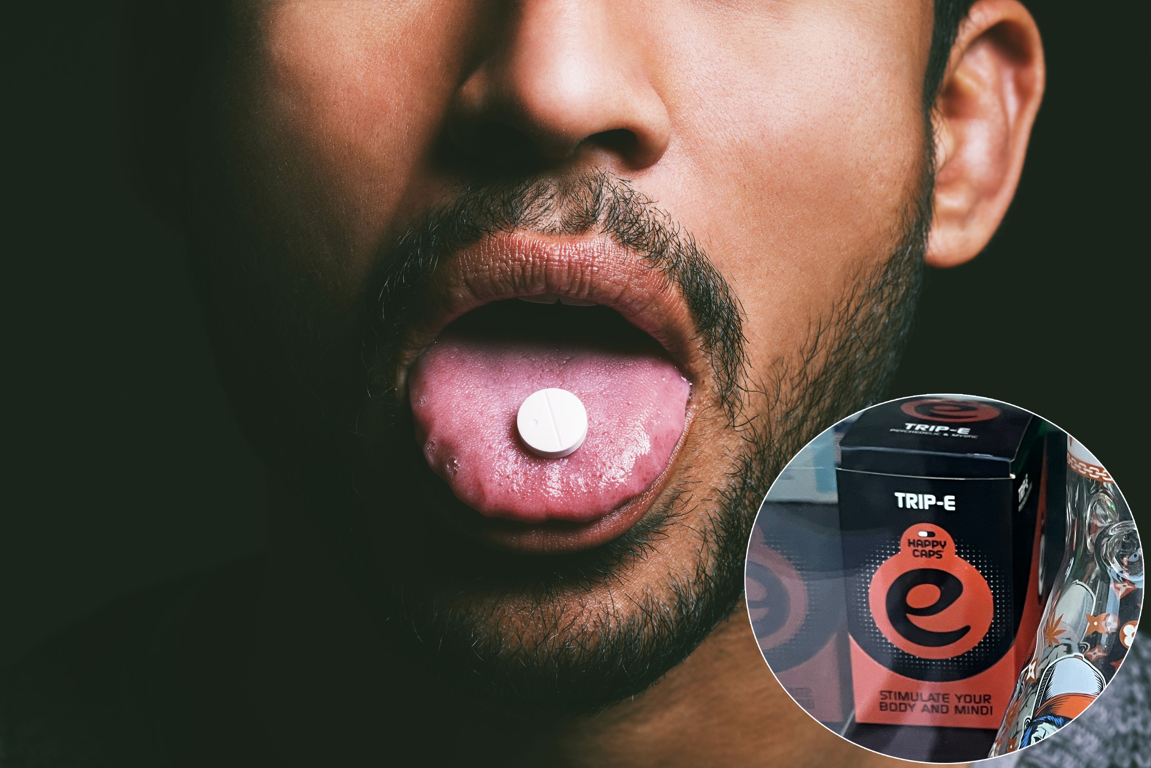 Im Schaufenster entdeckt: Auffällig platziert – Packungen mit der Aufschrift 