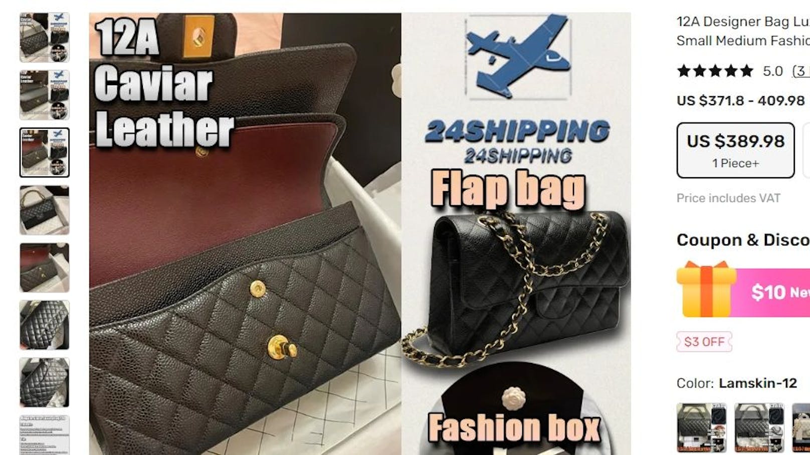 Um von Plattformen nicht gleich offline genommen zu werden, verstecken viele die Logos der Taschen auf Fotos, doch die Modelle sind trotzdem für Mode-Fans sofort zu erkennen. Chinesische Superfakes wie diese Tasche sehen täuschend echt aus und kosten mehrere hundert Euro.