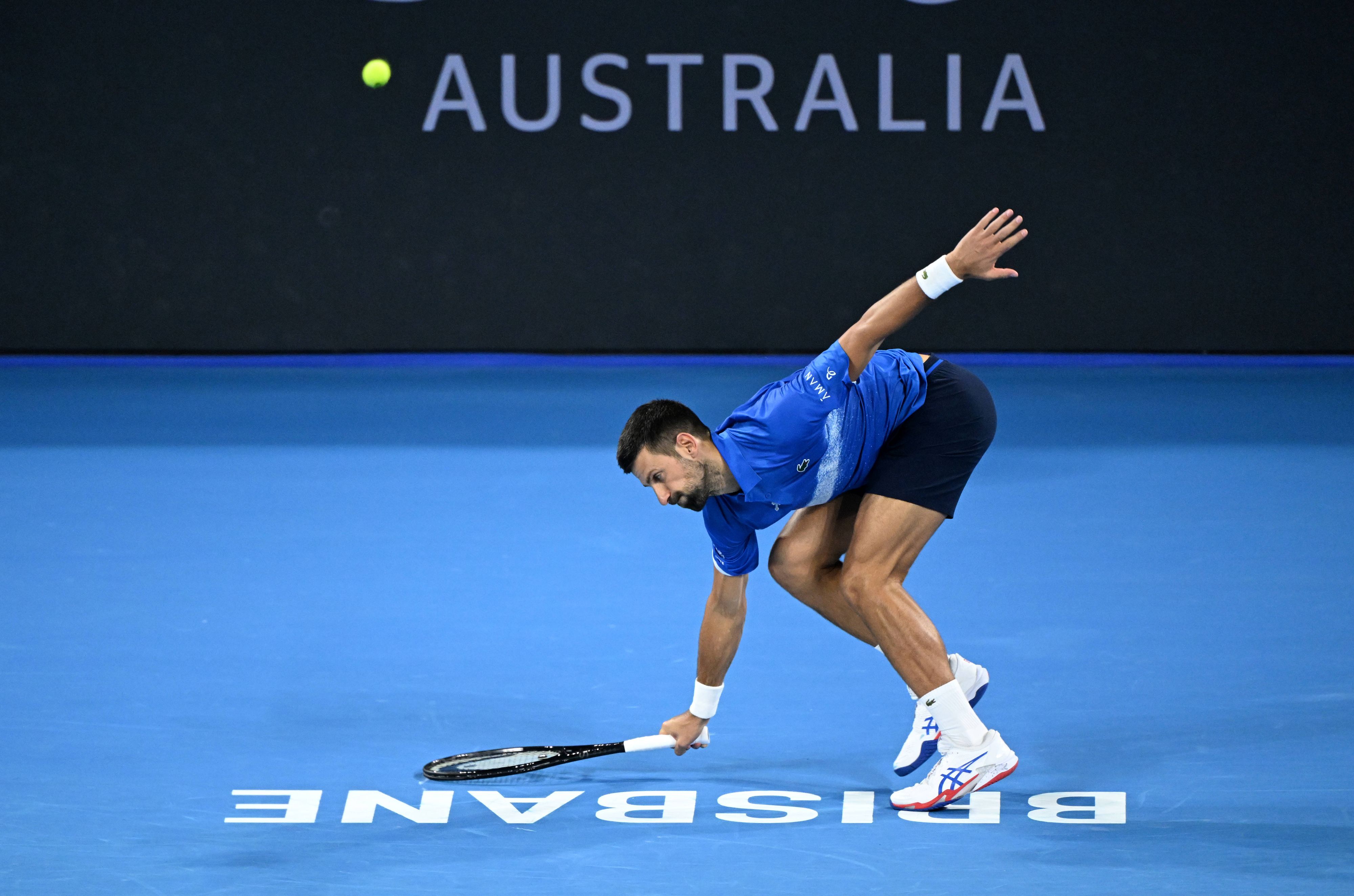 Novak Djokovic erleidet in Brisbane eine bittere Niederlage gegen die Nummer 293 der Welt.