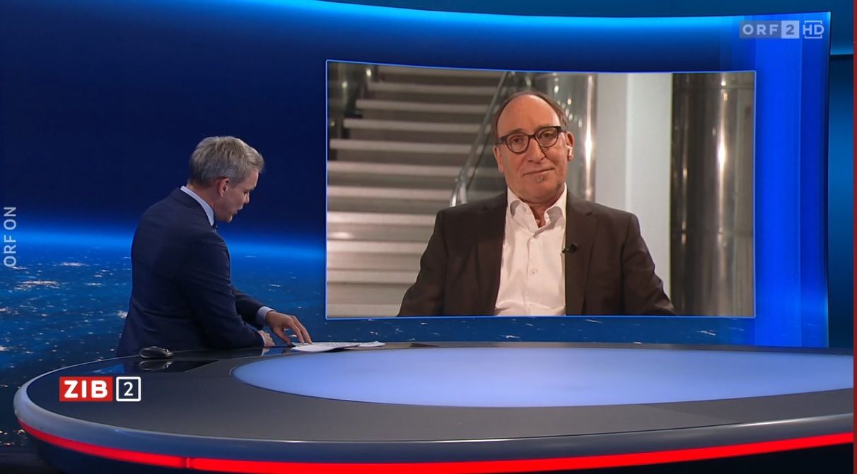 Johannes Rauch schießt in der ZiB-2 gegen die Neos. 