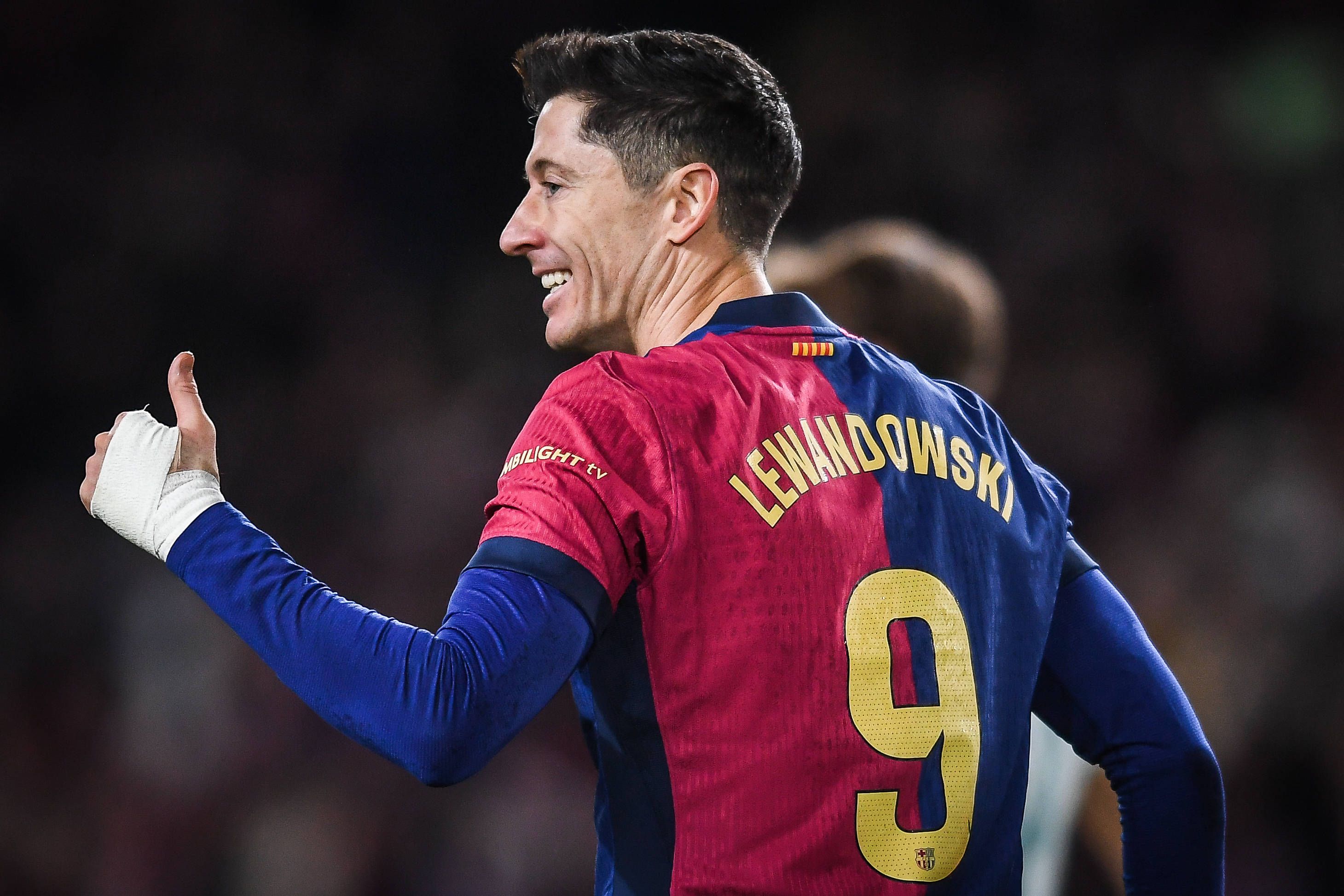 Barcelona-Torjäger Robert Lewandowski. 