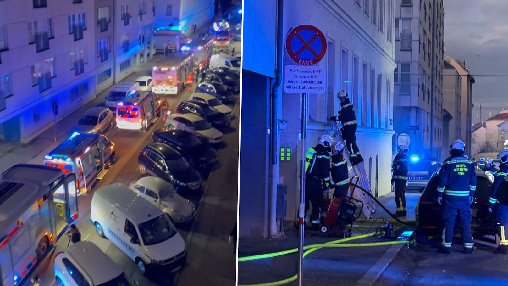 Kinderwägen in Flammen! Dramatischer Einsatz in Wien