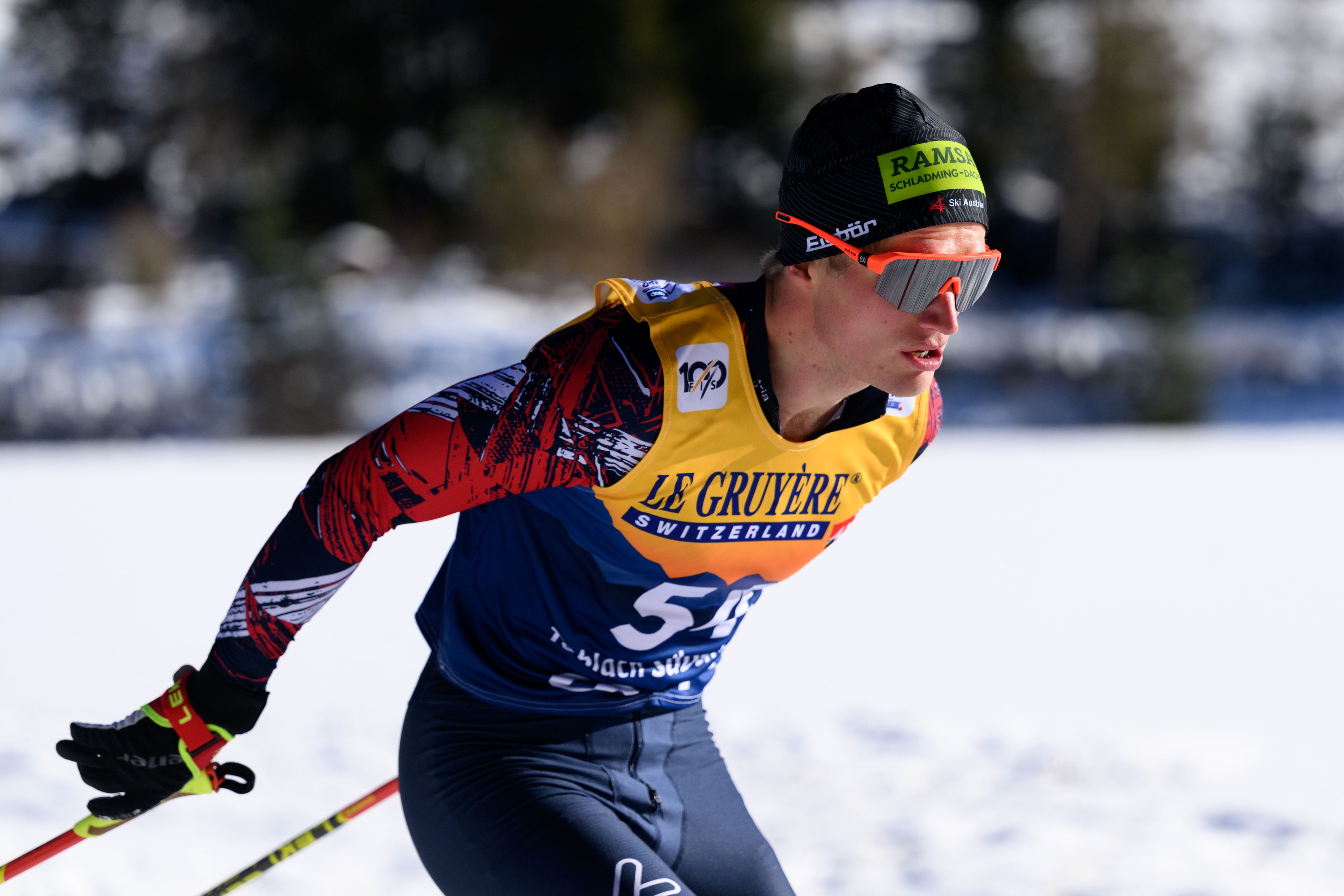 Mika Vermeulen bei der Tour de Ski. 