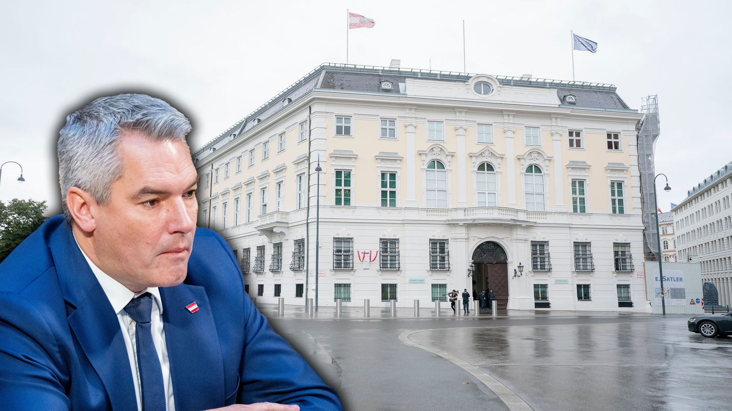 Seit 10 Uhr tagen ÖVP-Granden im Bundeskanzleramt und bestimmen u.a. den Nachfolger von Karl Nehammer. 