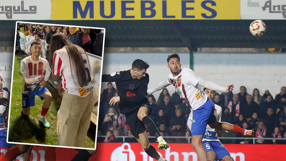 Große Emotionen beim Pokalspiel zwischen UD Barbastro gegen FC Barcelona.