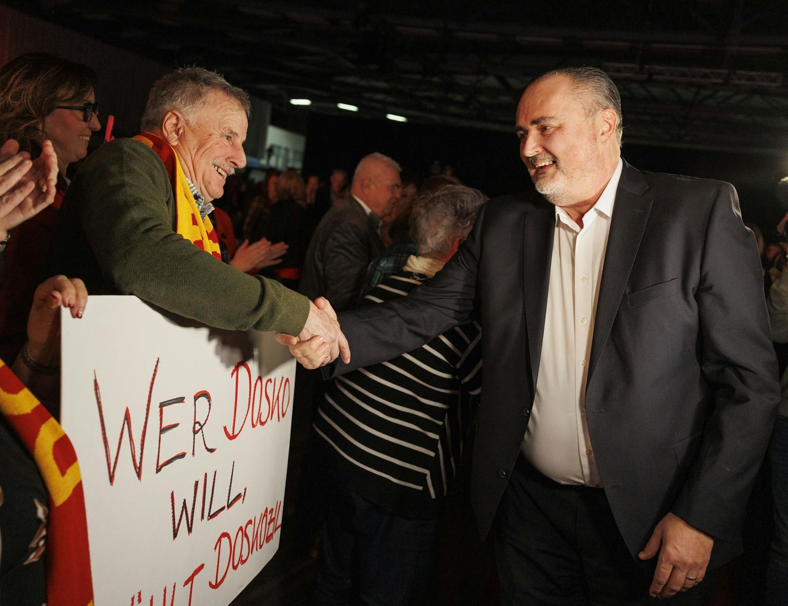 Landeshauptmann Doskozil begrüßt Gäste.