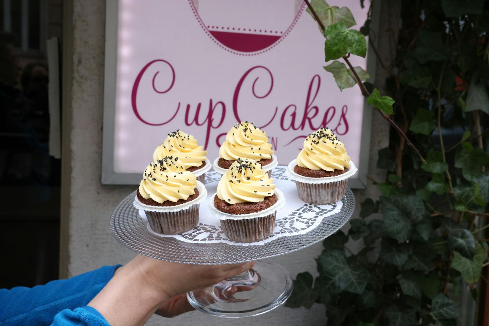 Die gesunden Cupcakes sind mit "zero Sugar und high Protein".