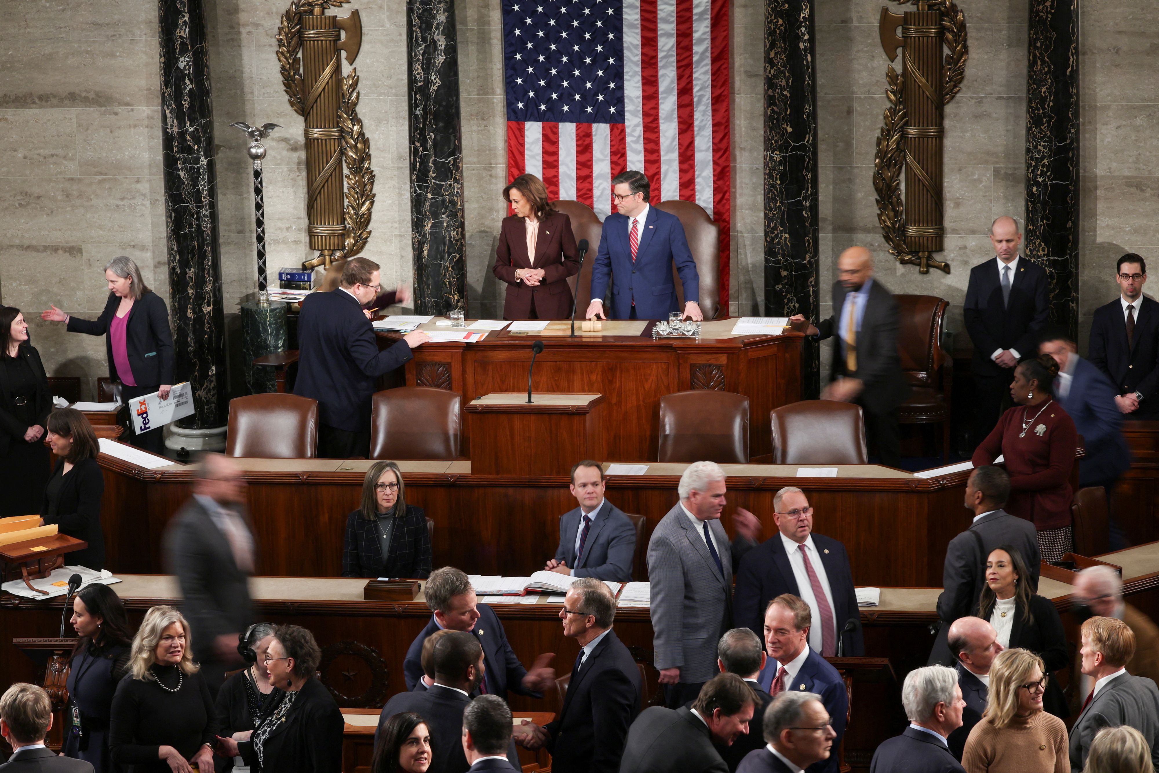 Trumps Wahlsieg wurde im Kongress bestätigt. 