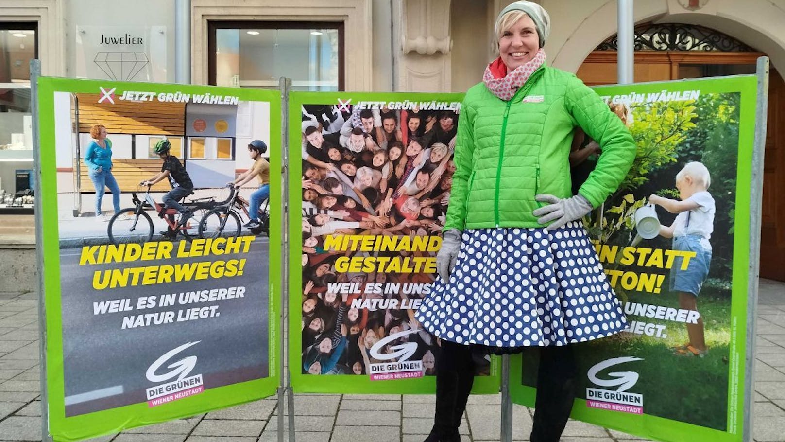 "Grün statt Beton" – Grüne präsentieren Wahlplakate