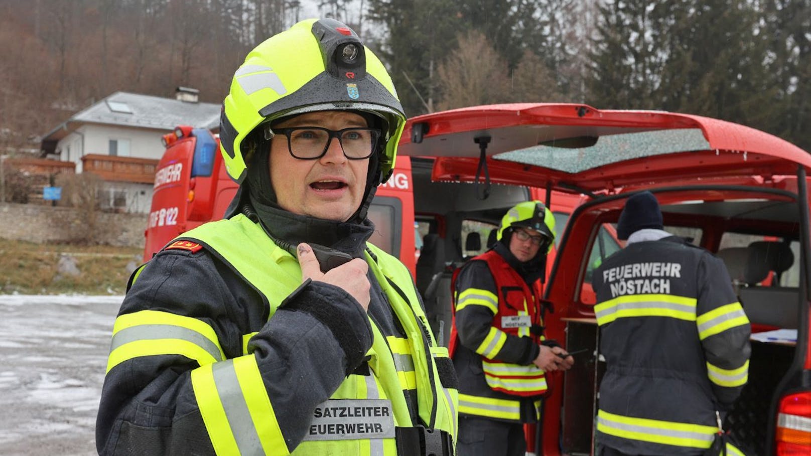 Brand in Nöstach-Hafnerberg in der Gemeinde Altenmarkt a. d. Triesting (NÖ, Bezirk Baden)