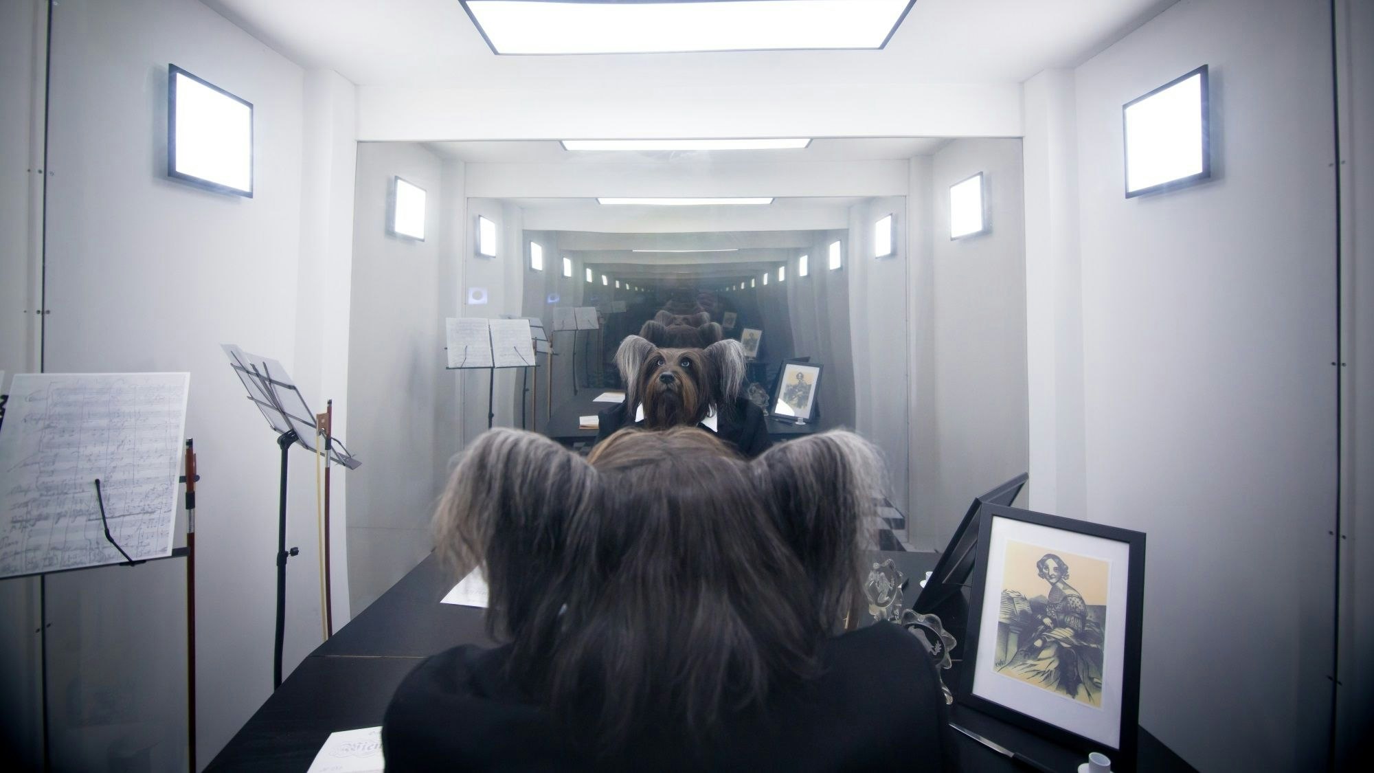 Unter anderem wird Johann Strauss in dem Escape-Room als Skye Terrier dargestellt.