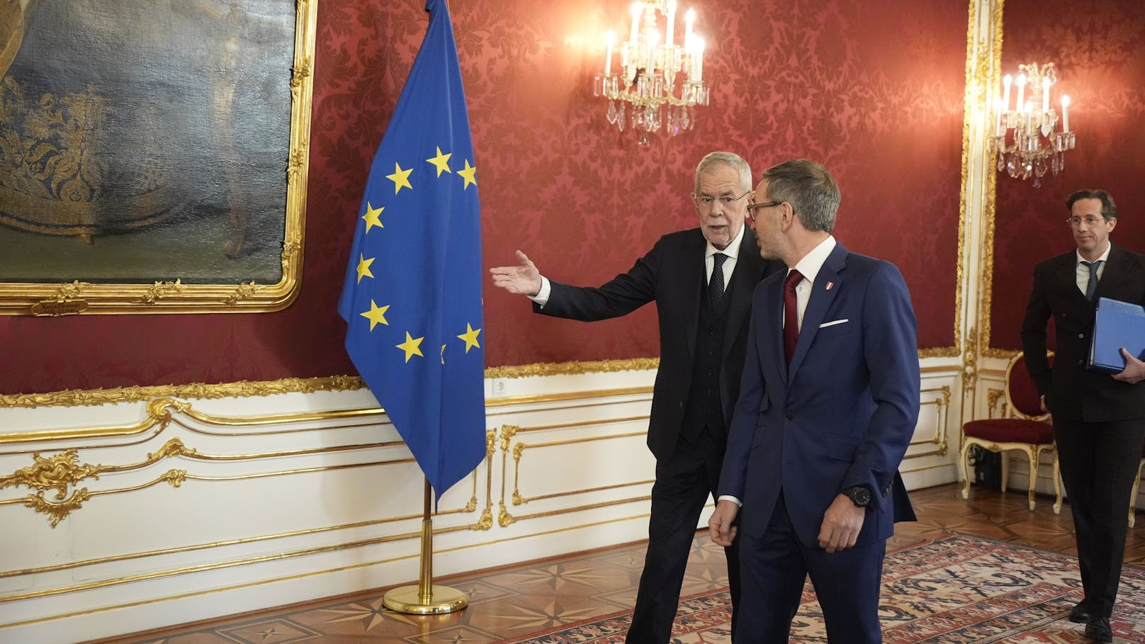 Der Bundespräsident hatte kein Lächeln im Gesicht.