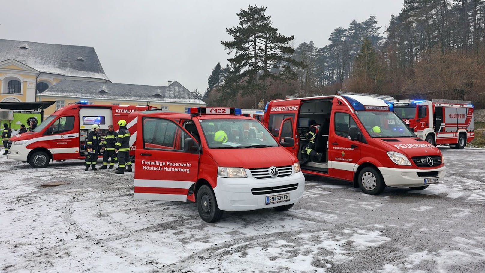 Brand in Nöstach-Hafnerberg in der Gemeinde Altenmarkt a. d. Triesting (NÖ, Bezirk Baden)