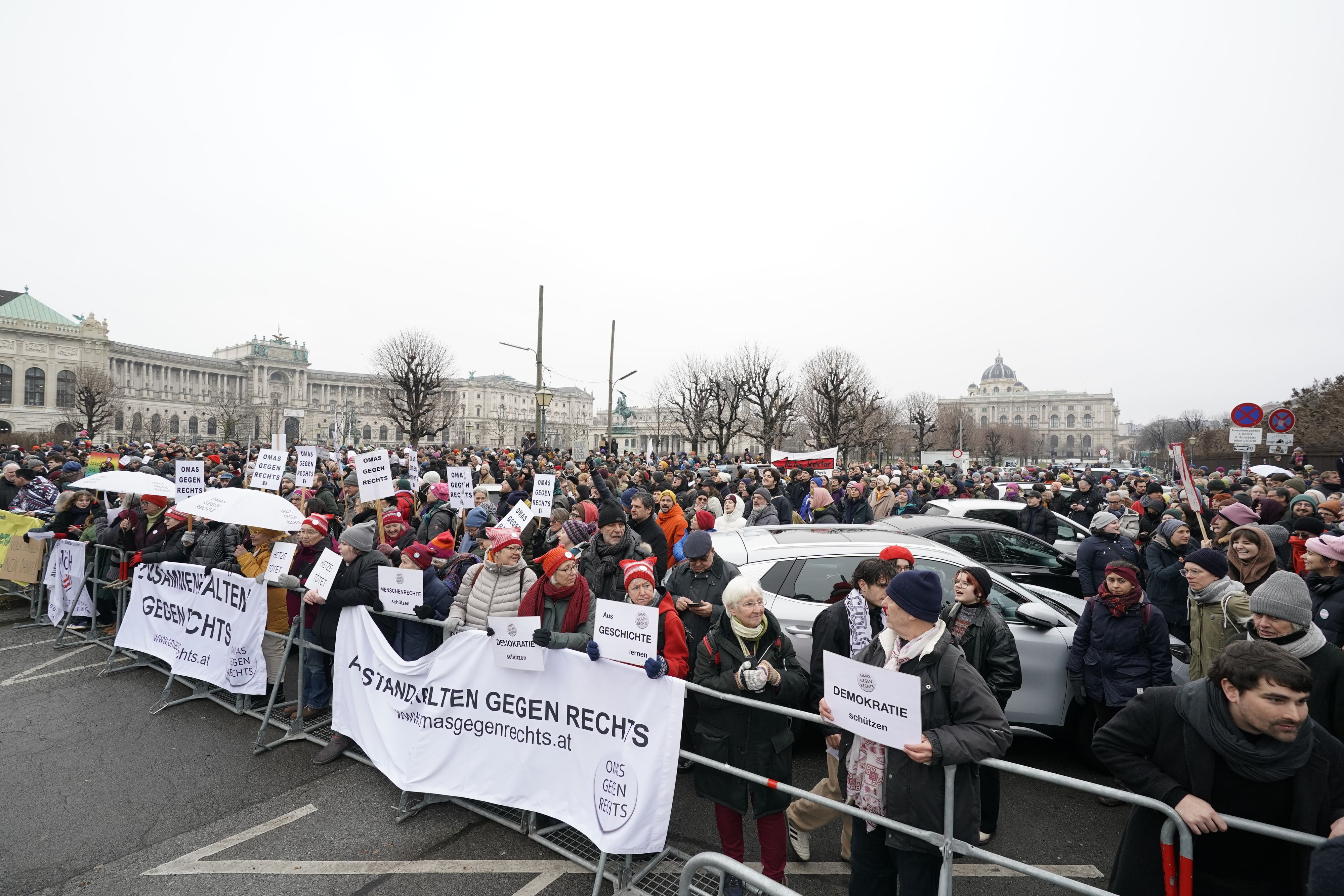Protest am Ballhausplatz: Unter dem Motto 