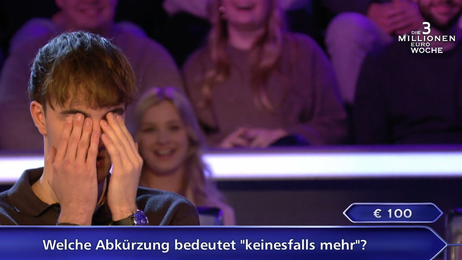 Kandidat Luis Wenzelides ärgerte sich bei 