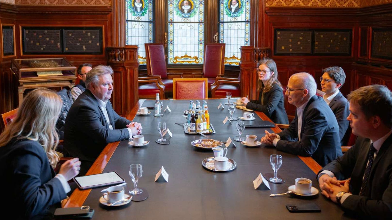 Bürgermeister Michael Ludwig sprach mit seinem Amtskollegen Peter Tschentscher (SPD) in Hamburg.