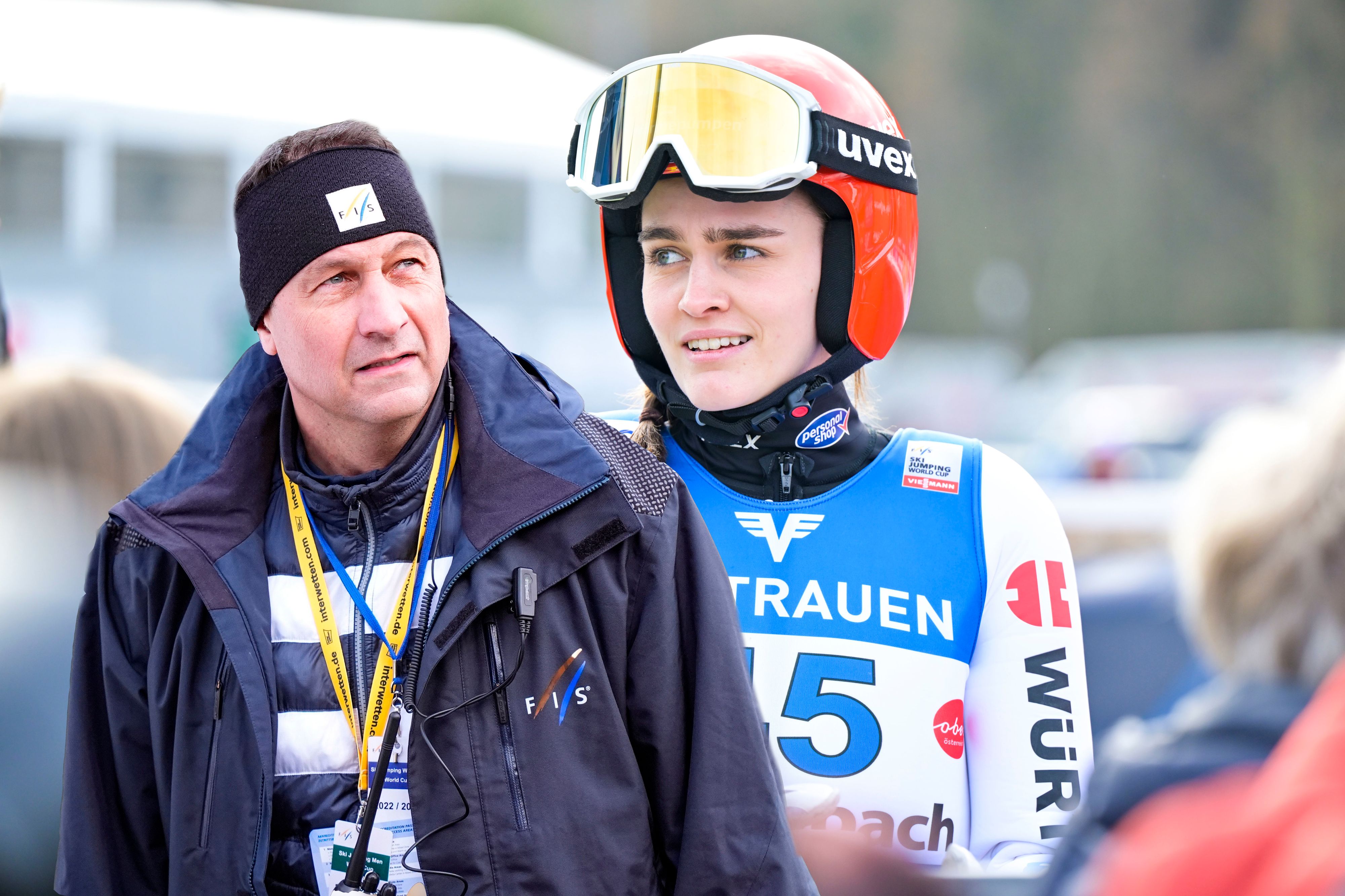 Sandro Pertile (l.) reagierte auf die Aussagen von Selina Freitag (r.)