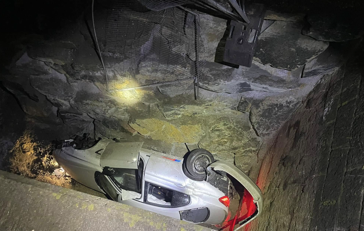 Der 24-Jährige stürzte mit seinem Fahrzeug ab.