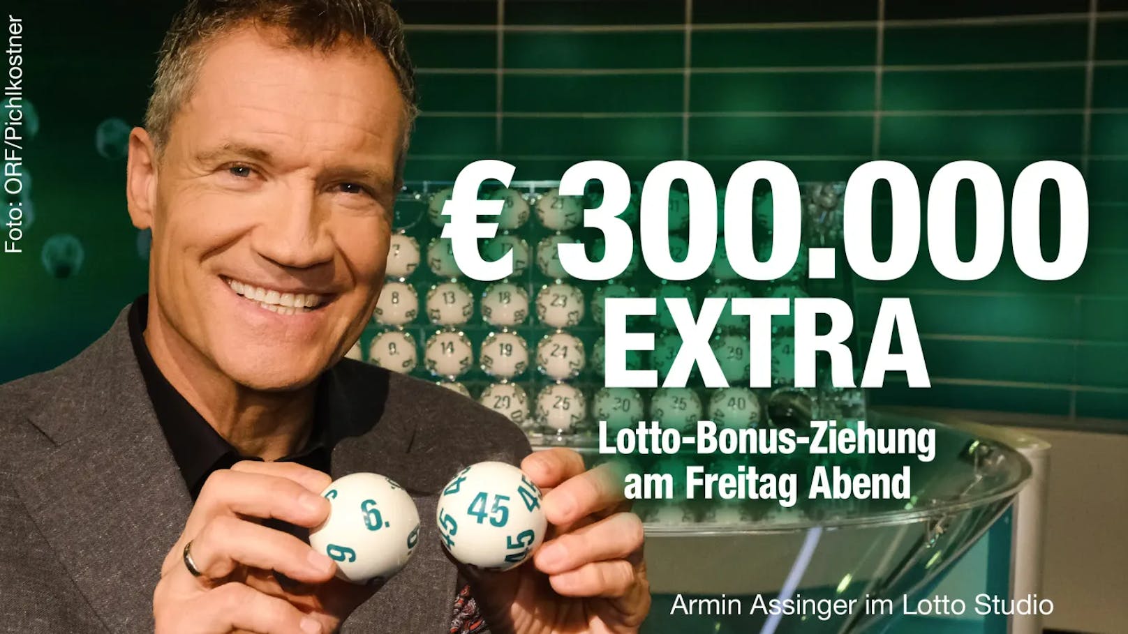 Armin Assinger im Lotto Studio.