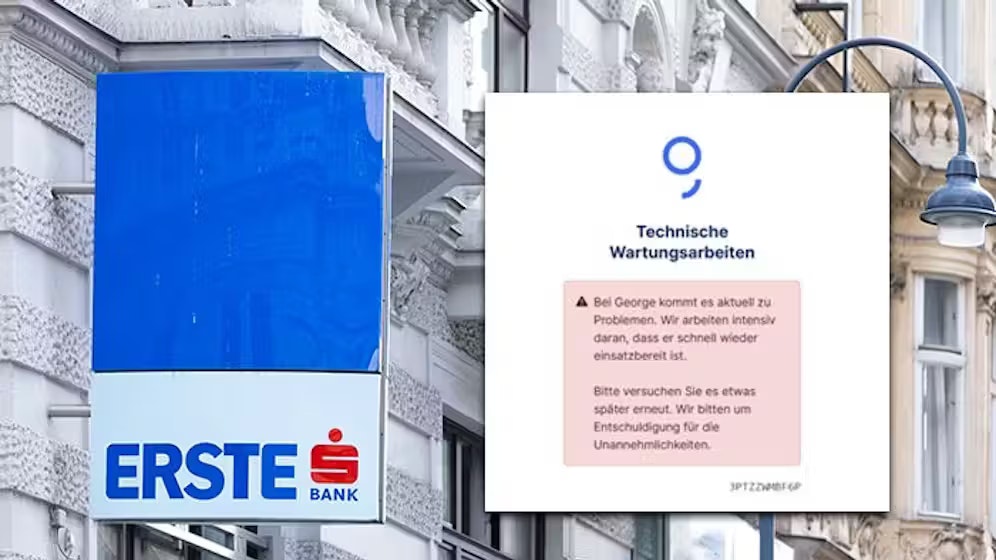 Erste Bank hatte mit technischen Problemen zu kämpfen.