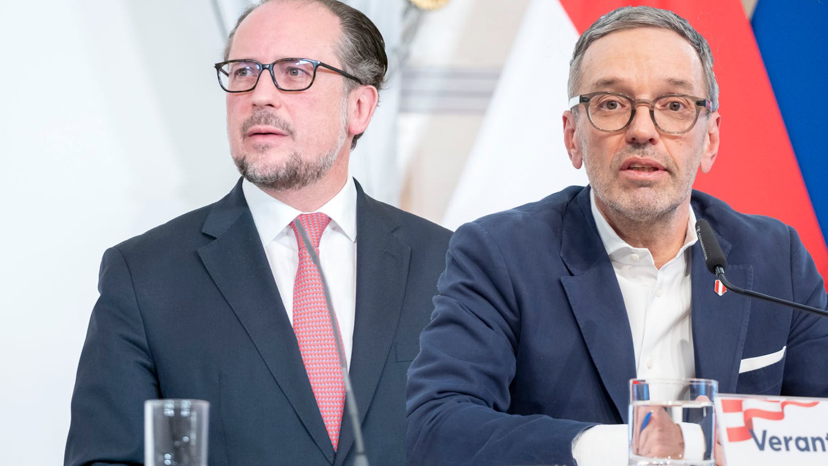 Wird FPÖ-Chef Herbert Kickl nun Kanzler, wird Außenminister Alexander Schallenberg (ÖVP) nicht unter ihm dienen.