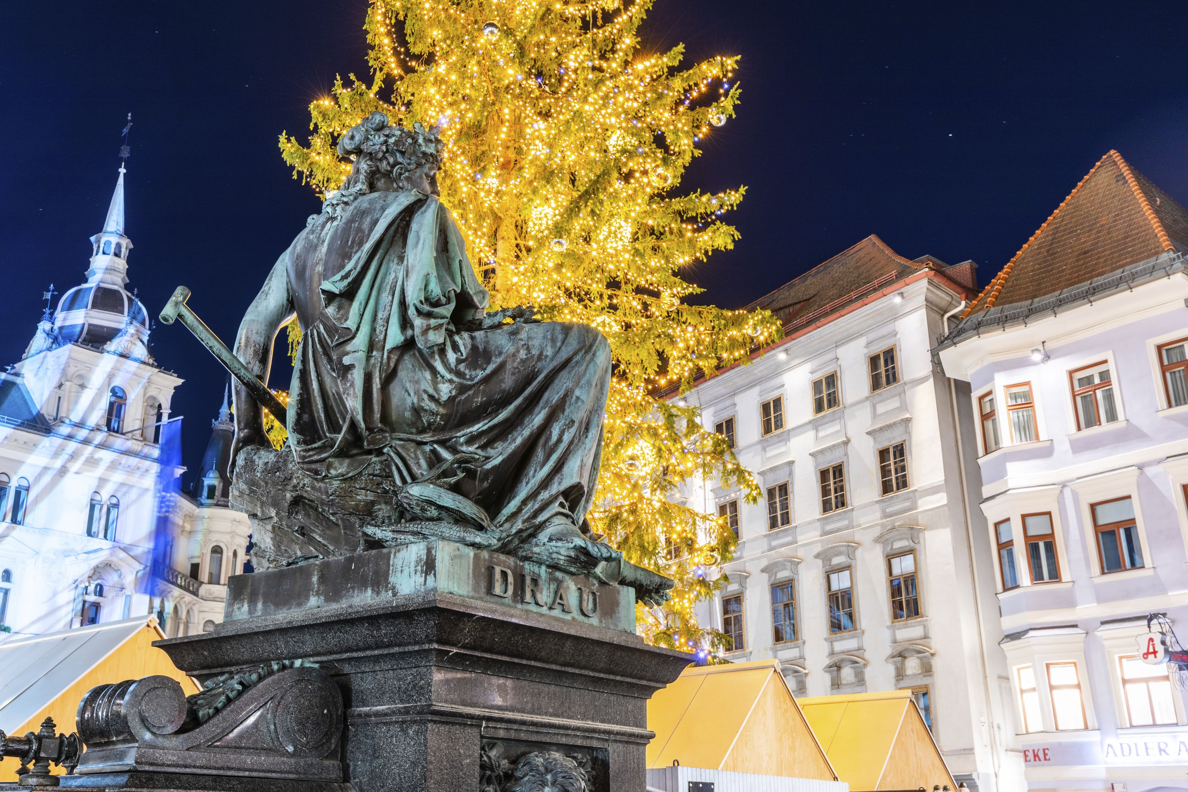 Der Grazer Hauptplatz war Mittwochfrüh Schauplatz eines Großeinsatzes (Symbolbild).