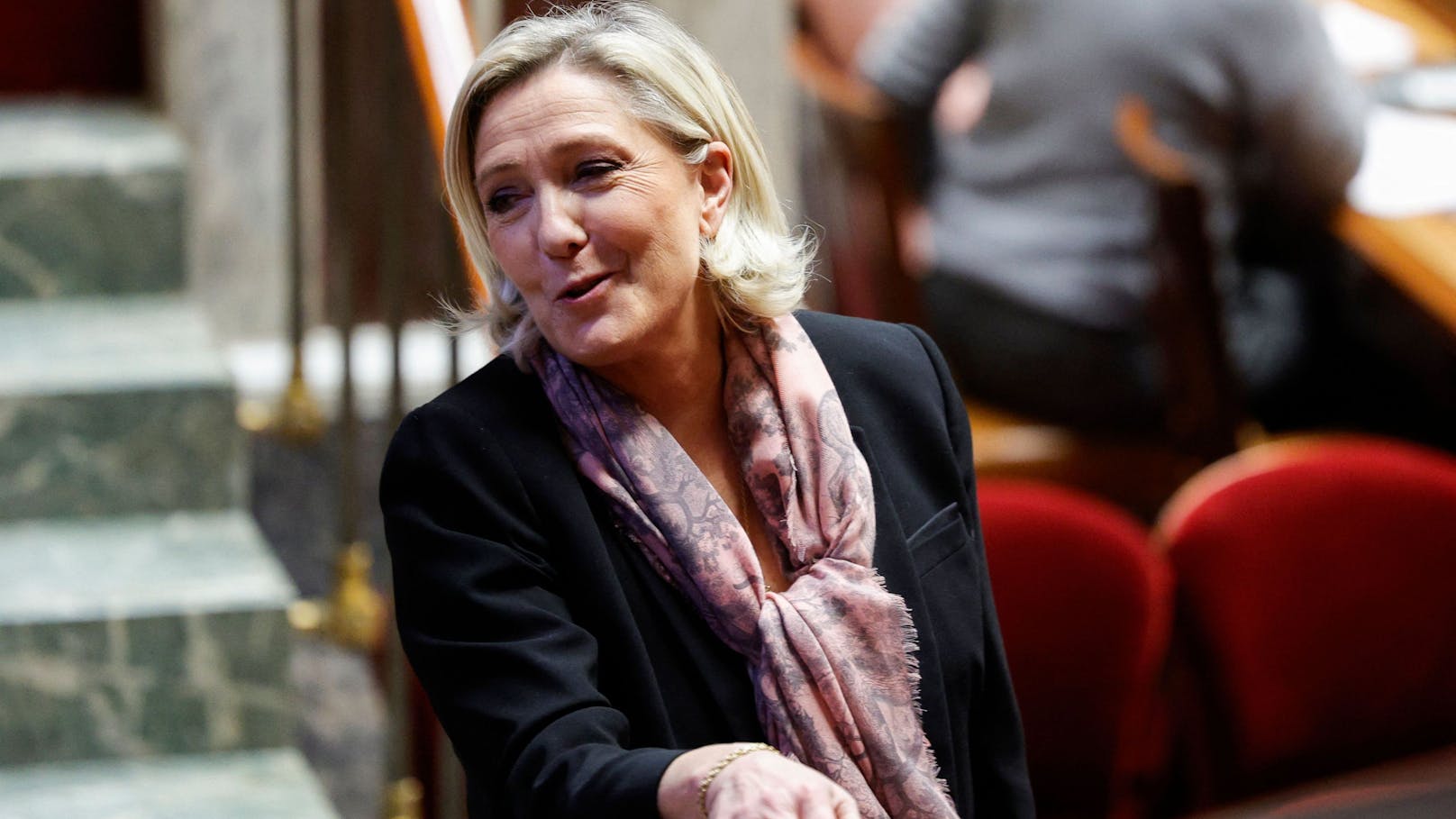 Marine Le Pen war bis im November 2022 die Vorsitzende des Rassemblement National. Ihr Nachfolger: Jordan Bardella.