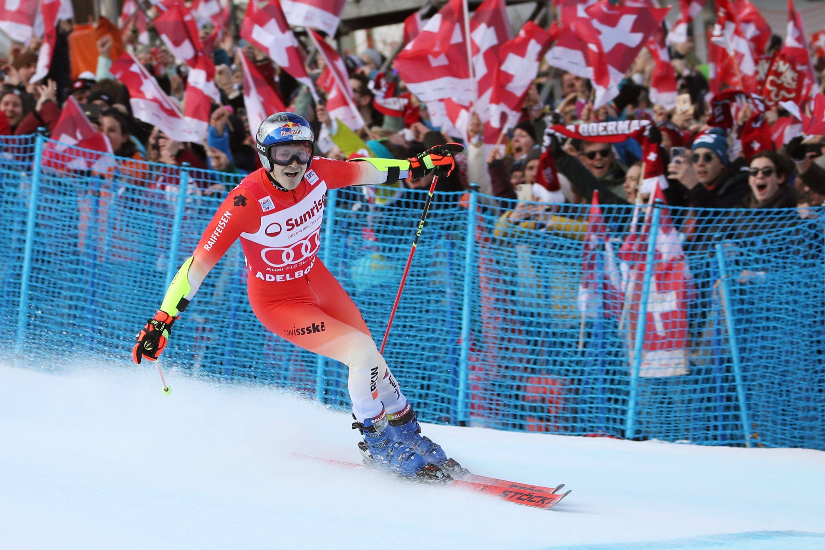 Marco Odermatt ist heuer erst am Sonntag in Adelboden zu sehen.