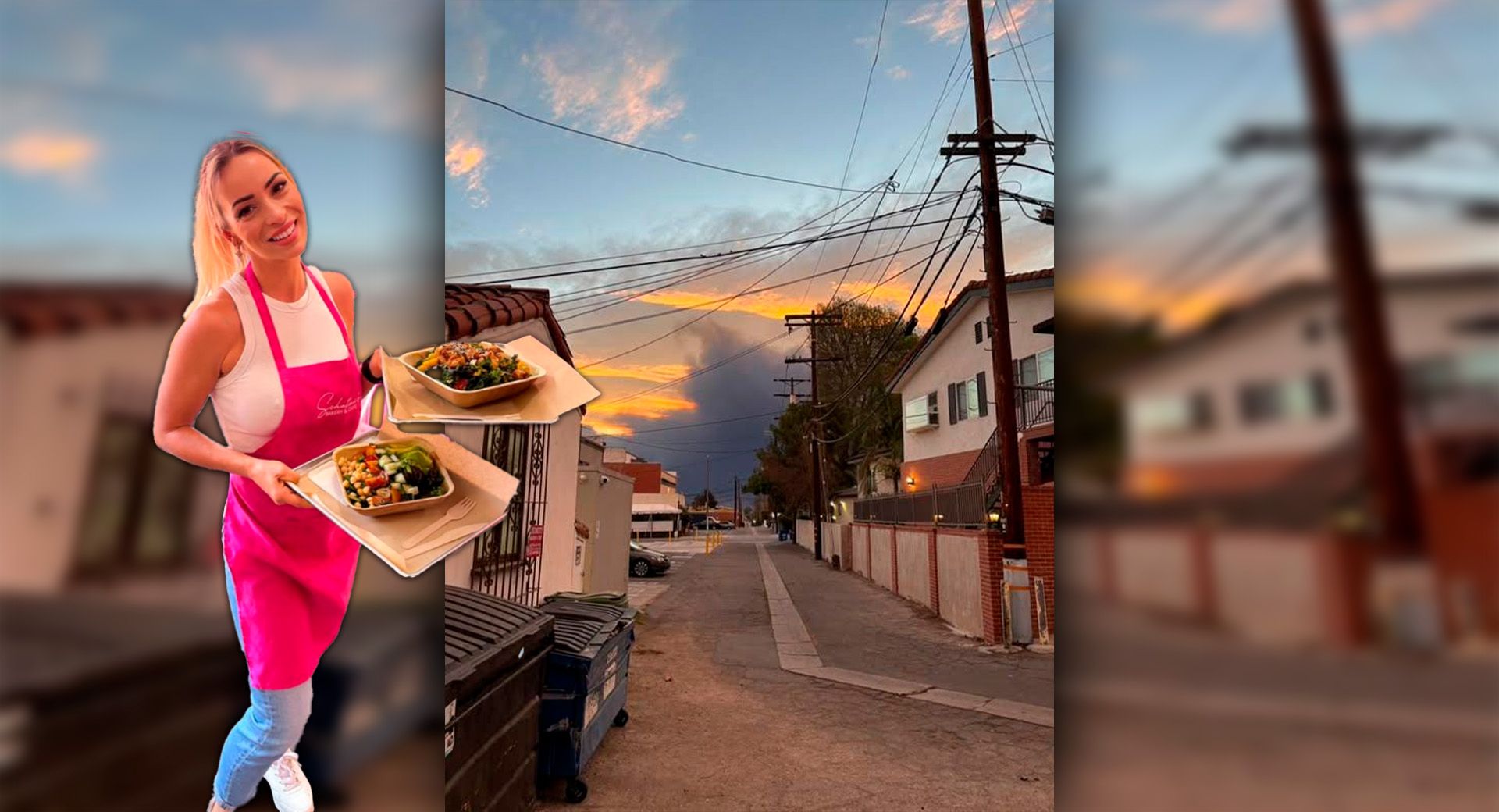 Nicole Töpperwein lebt in LA, wo derzeit das Feuer wütet.