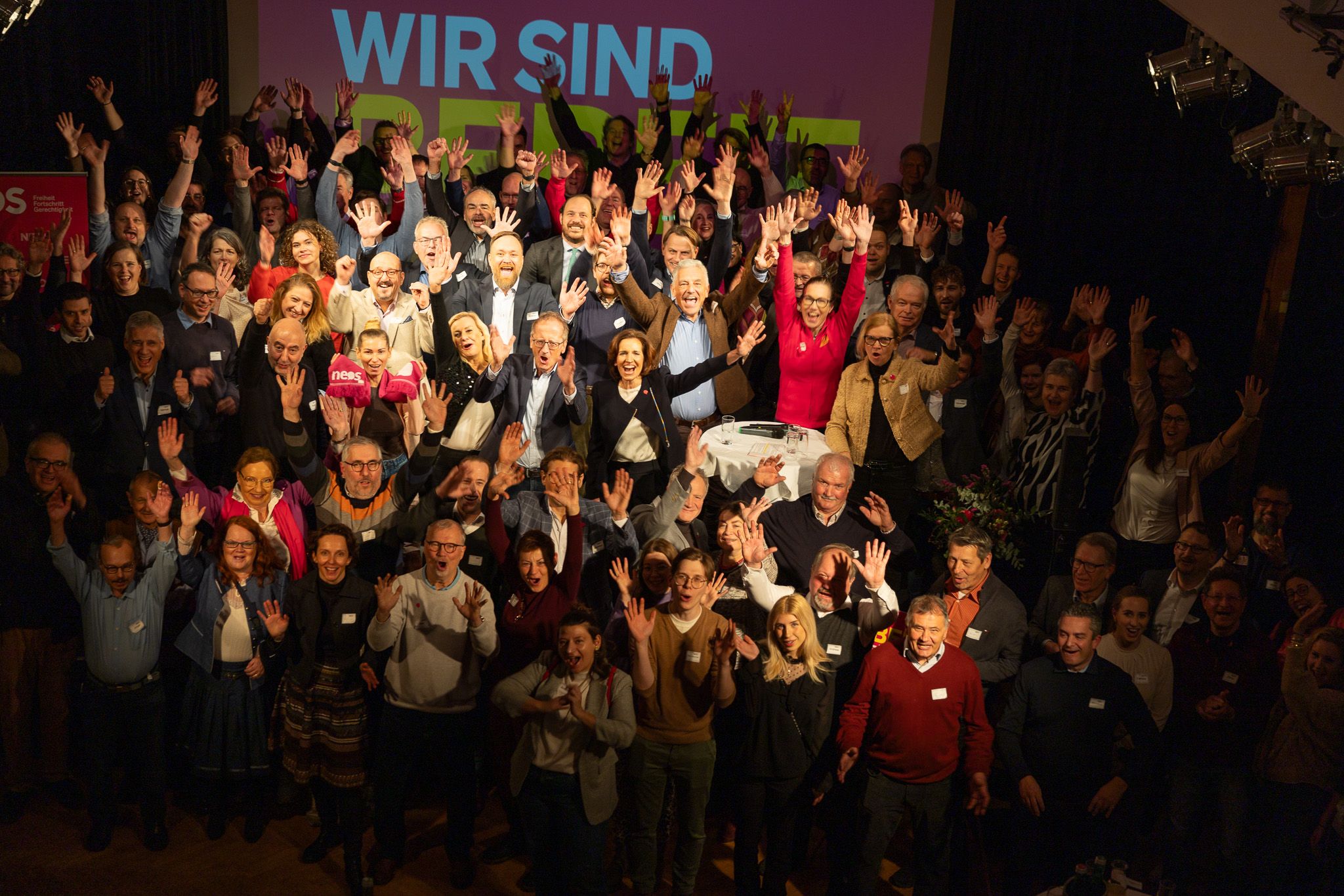 in Mödling veranstalteten die Neos ihre Wahlkampf Auftaktveranstaltung für die Gemeinderatswahlen am 26. Jänner