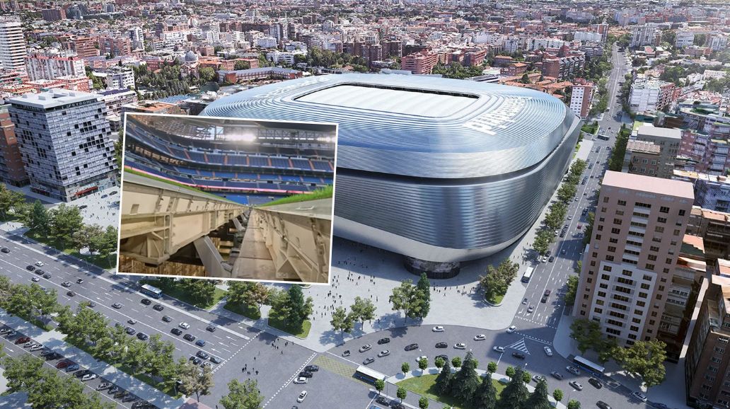 Das runderneuerte Bernabeu-Stadion glänzt mit Design und Technik.