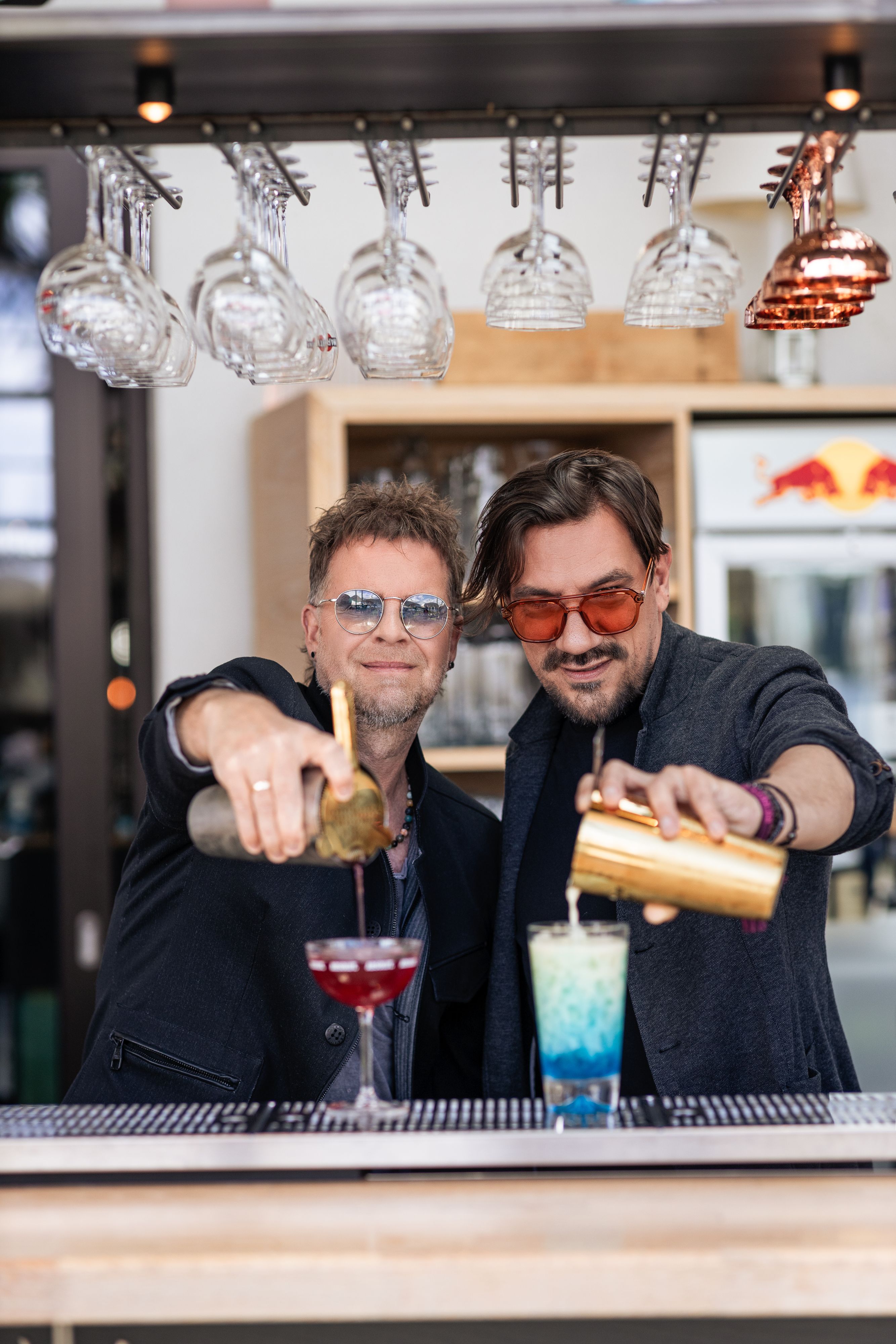 <strong>Alle Achtung</strong>! Christian Stani (rechts) und Max Bieder haben nicht nur das richtige Händchen für Musik.