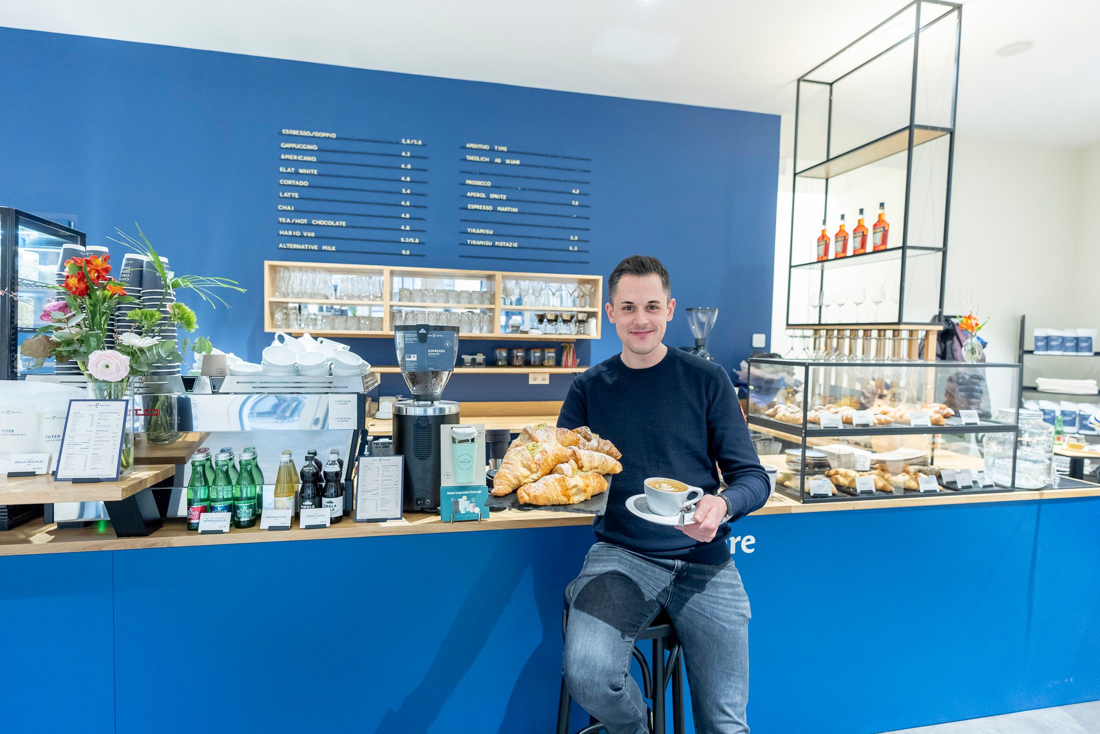 Dominic Geistberger sucht immer nach Produkten, die besonders gut schmecken.