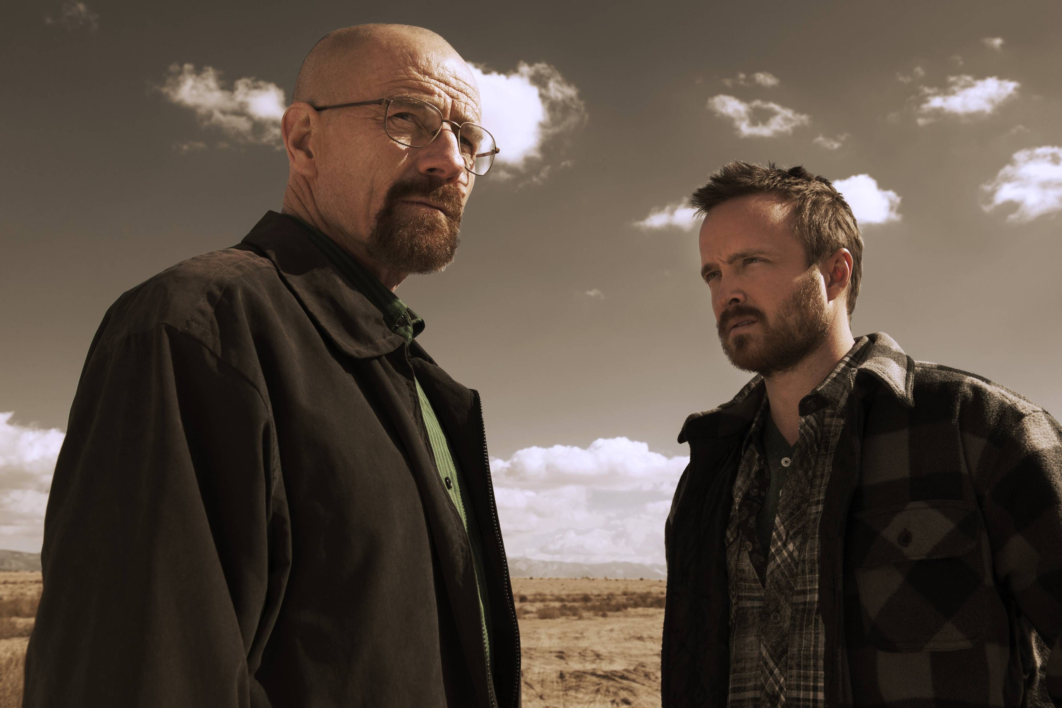 Walter White (Bryan Cranston) und Jesse Pinkman (Aaron Paul) in der Kultserie 
