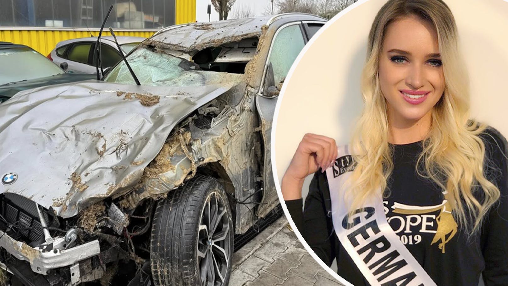 Täter flüchtet nach Horror-Crash mit Ex-Miss-Germany