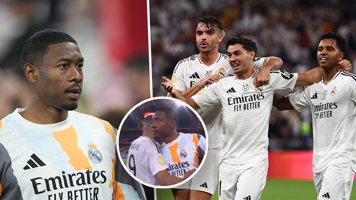 ÖFB-Star David Alaba sah den Supercupa-Finaleinzug nur von der Bank aus. 