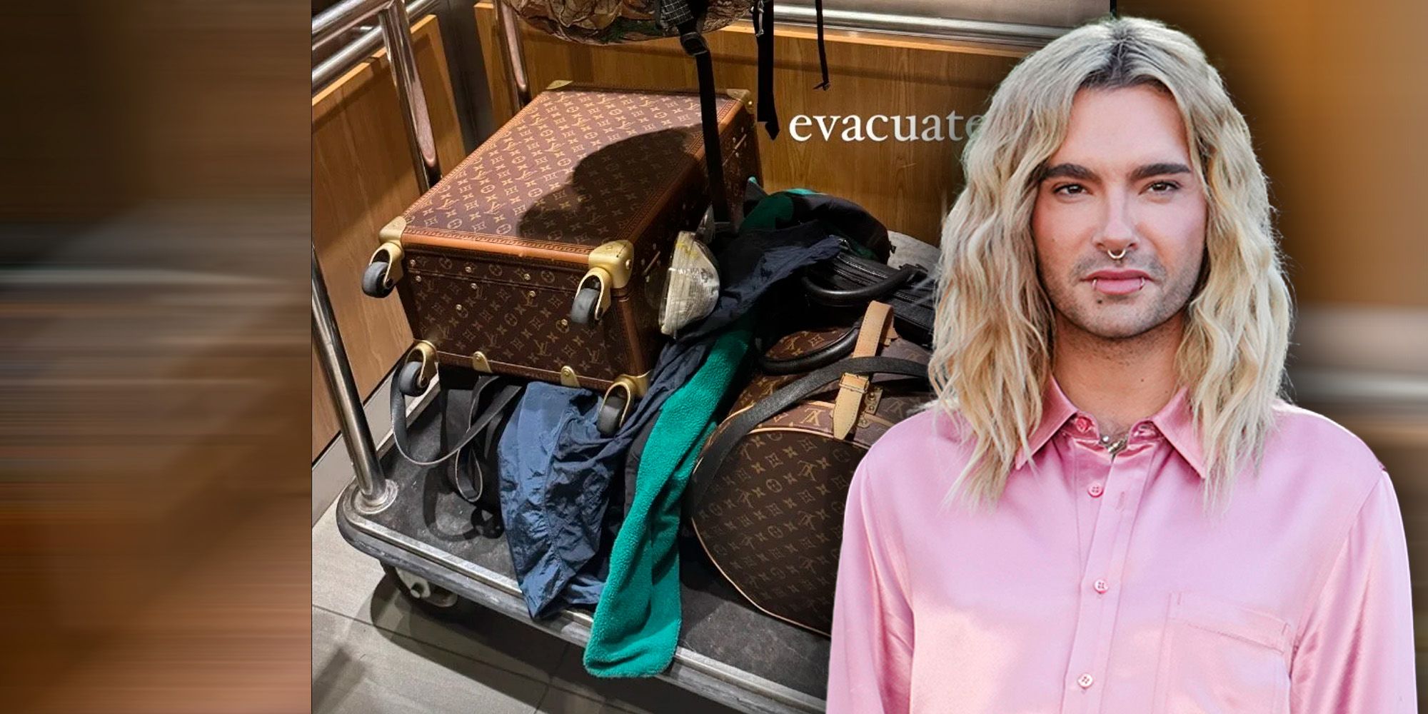 Bill Kaulitz muss aus seinem Haus fliehen.