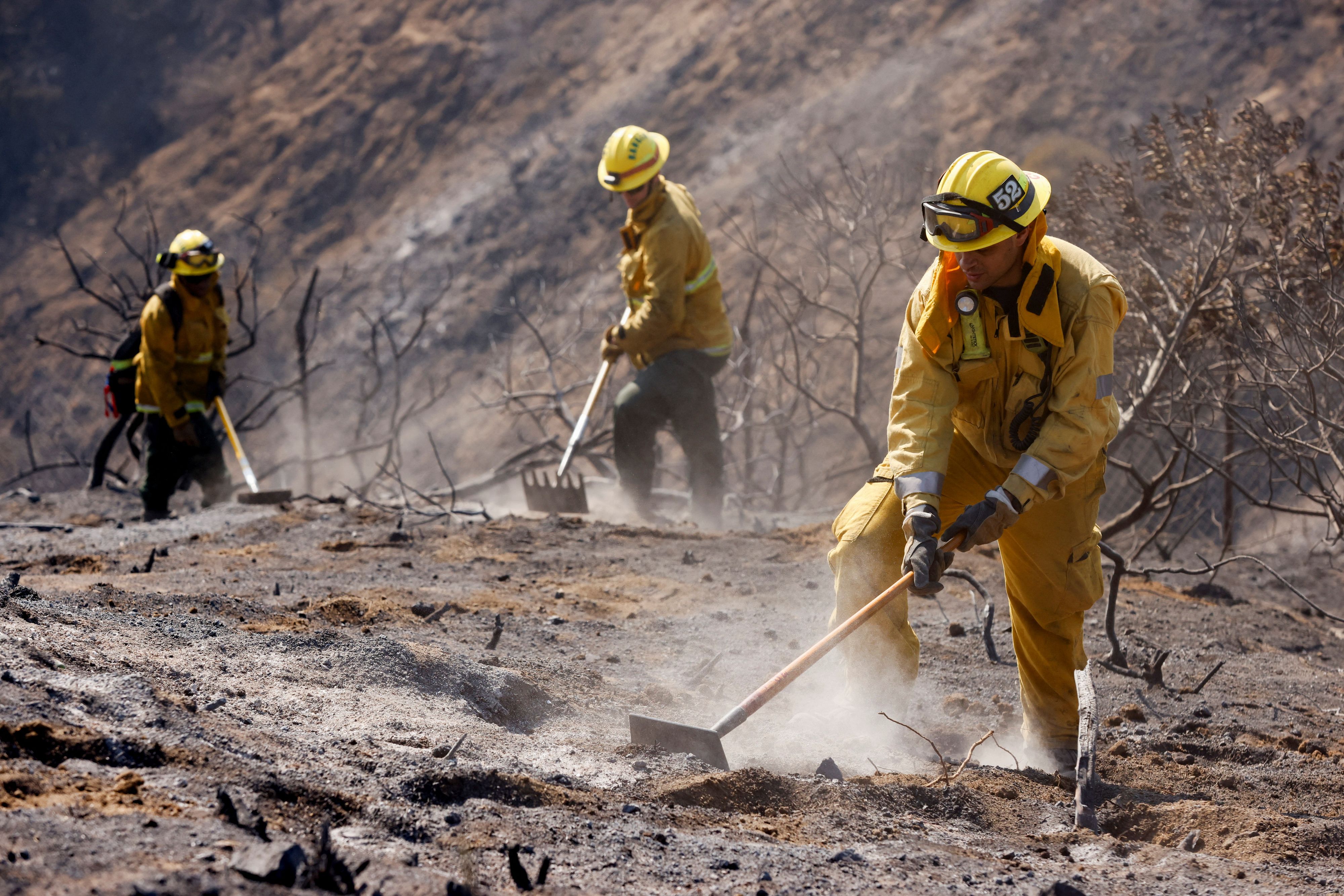 In den West Hills ist das sogenannte Kenneth Feuer ausgebrochen. Die Polizei ermittelt wegen Brandstiftung. (Symbolbild)