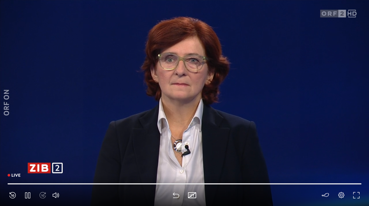 Die Klimaökonomin des Jahres 2024, Sigrid Stagl von der Wirtschaftsuniversität Wien, am späten Freitagabend in der 